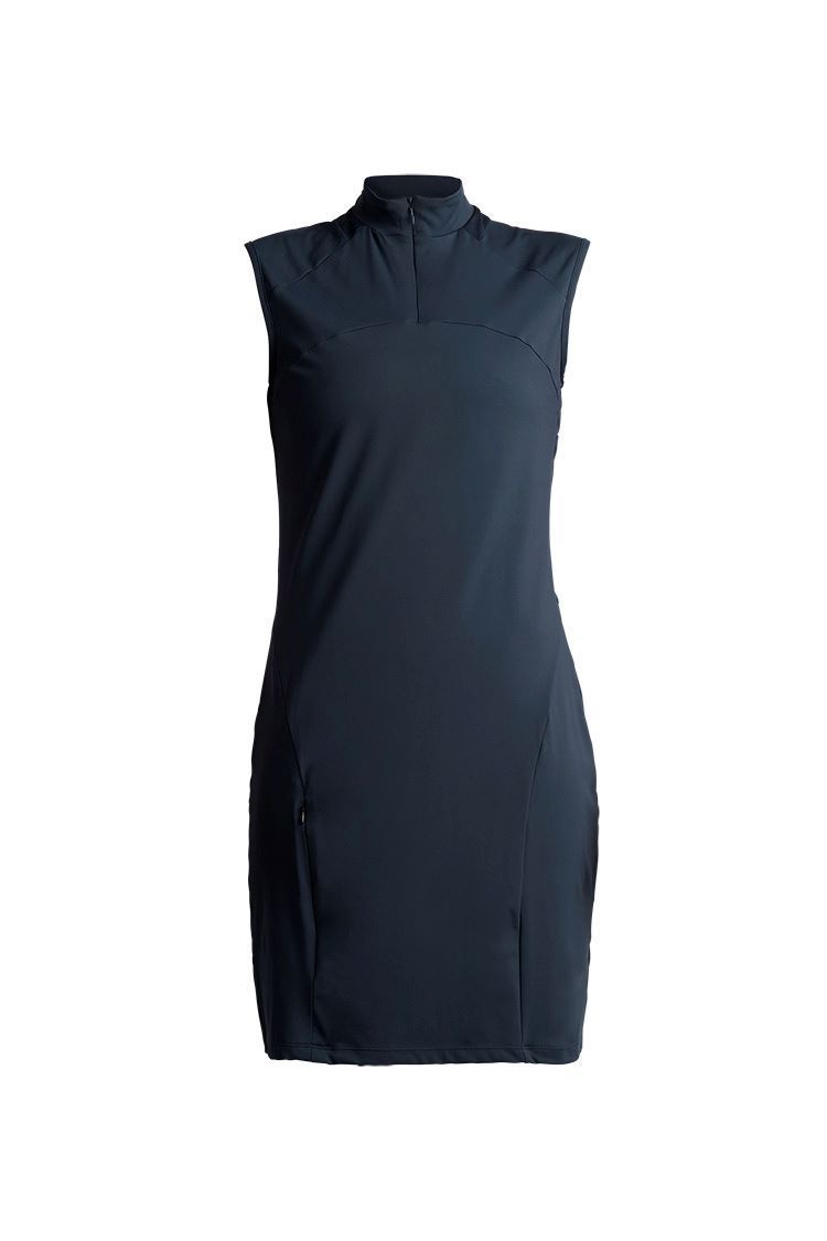 Picture of Rohnisch Ladies Sculpture Golf Dress - Navy