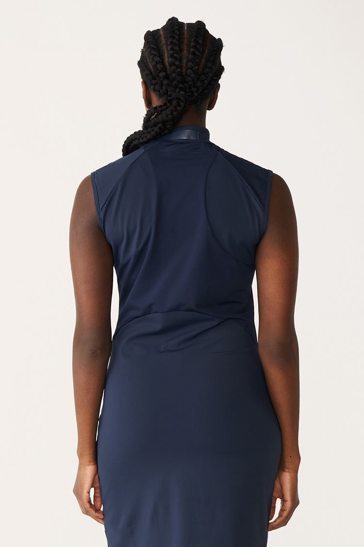 Picture of Rohnisch Ladies Sculpture Golf Dress - Navy