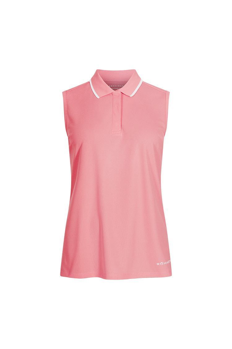 Picture of Rohnisch Ladies Mildred Sleeveless Polo Shirt - Rose