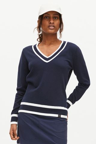 Picture of Rohnisch zns Ladies Annie Sweater - Navy