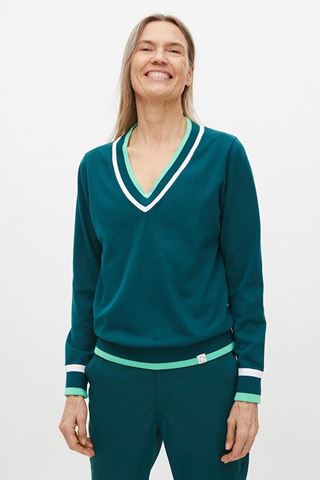 Picture of Rohnisch Ladies Annie Sweater - Deep Teal