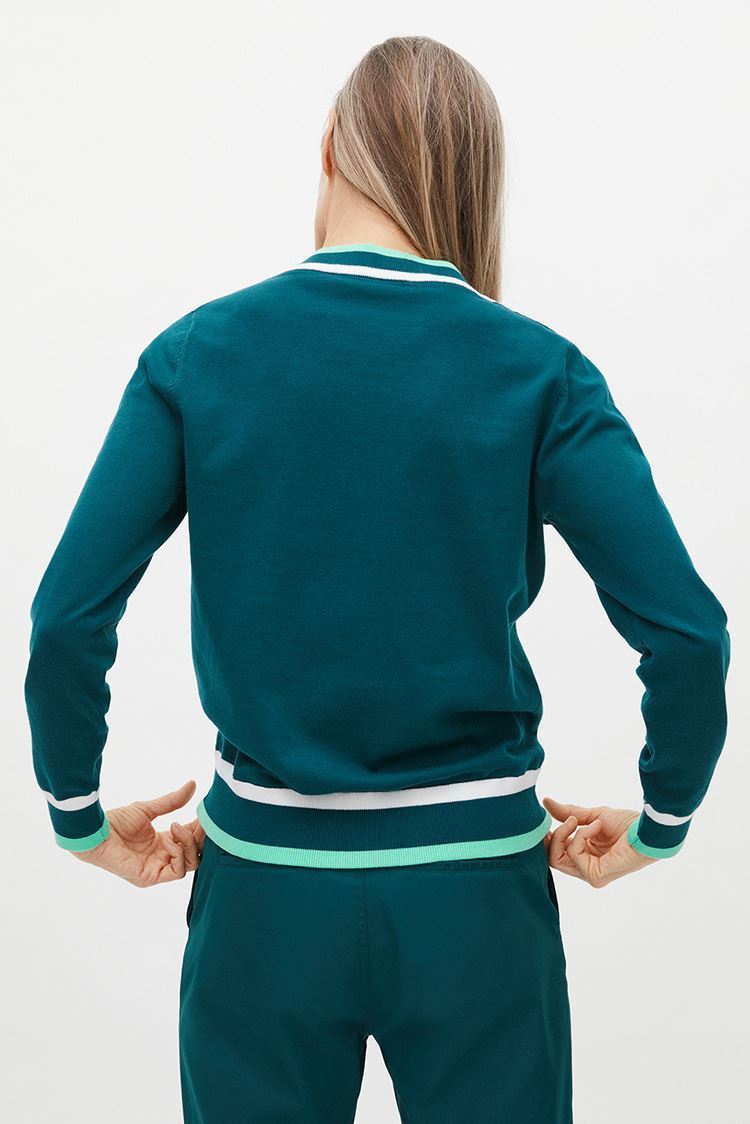 Picture of Rohnisch Ladies Annie Sweater - Deep Teal