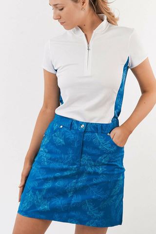 Picture of Pure Golf Ladies Clarity Golf Skort - 50cm - Feather Blue