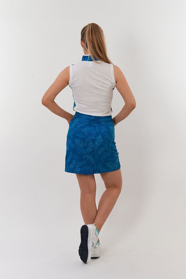 Picture of Pure Golf zns Ladies Clarity Golf Skort - 50cm - Feather Blue