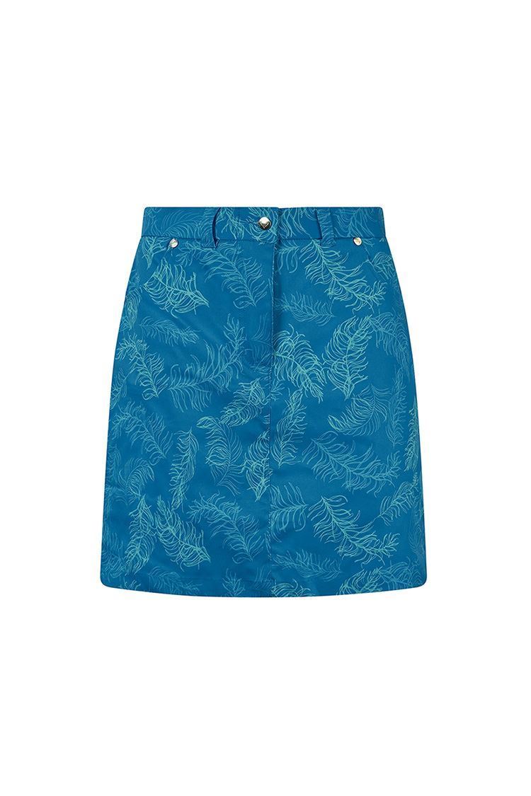 Picture of Pure Golf zns Ladies Clarity Golf Skort - 50cm - Feather Blue