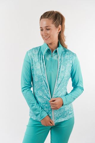 Picture of Pure Golf Ladies Breeze Jacket - Ocean Blue