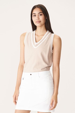 Picture of Rohnisch zns Ladies Annie Vest - Mushroom (LARGE ONLY)