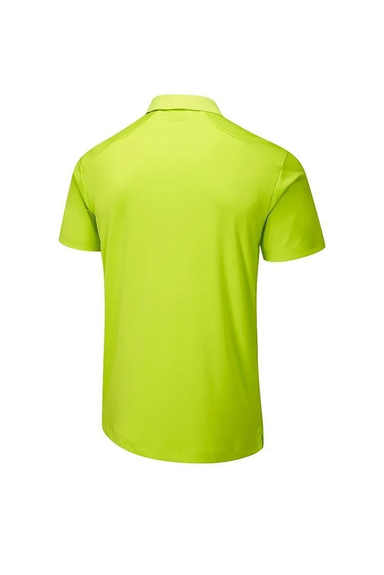 Ping zns Men's Lindum Polo Shirt - Lime - P03464