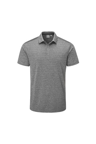 Picture of Ping zns Men's Lindum Polo Shirt - Charcoal Marl