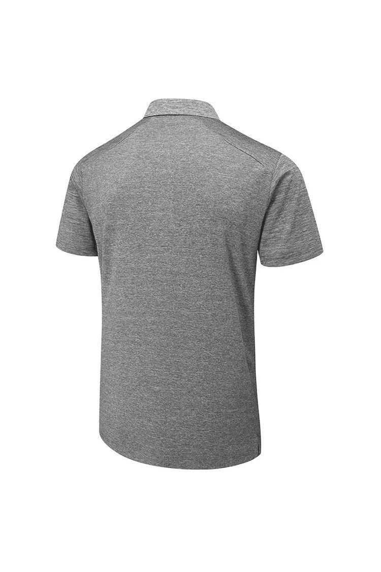 Picture of Ping zns Men's Lindum Polo Shirt - Charcoal Marl
