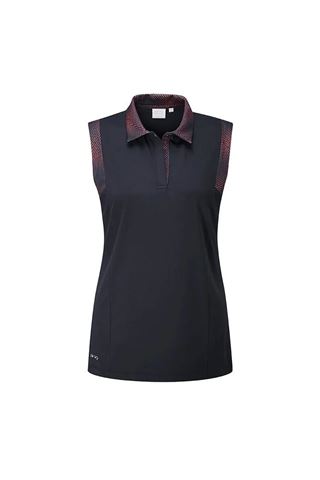 Picture of Ping Ladies Evie Sleeveless Polo Top - Navy Multi