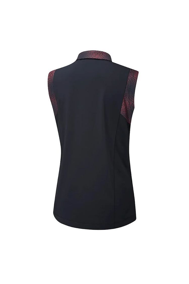 Picture of Ping zns  Ladies Evie Sleeveless Polo Top - Navy Multi