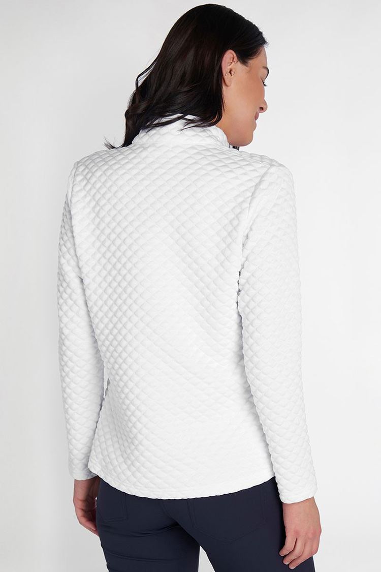 Green Lamb zns Ladies Kaydra Full Zip Quilted Jacket White SG22929