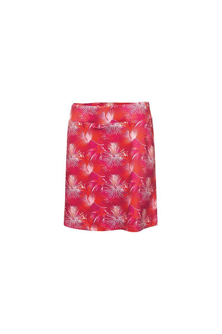 Picture of Green Lamb Ladies Kelsey Printed Flared Skort - Paradise