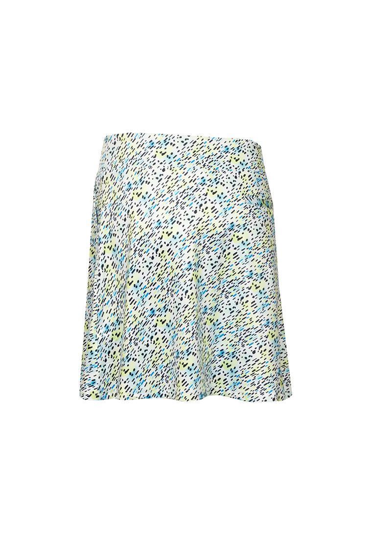 Picture of Green Lamb Ladies Kelsey Printed Flared Skort - Watermark
