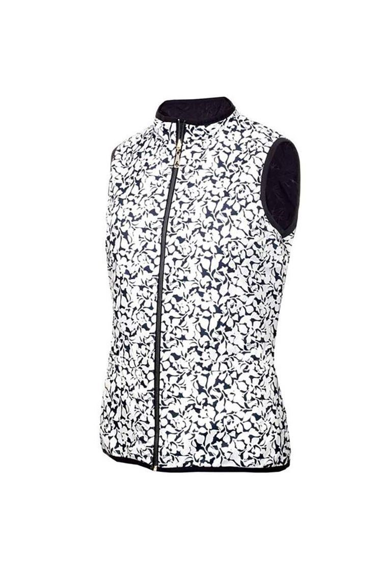 Picture of Green Lamb Ladies Kelly Reversible Gilet - Navy / Lace (UK: 10 ONLY)