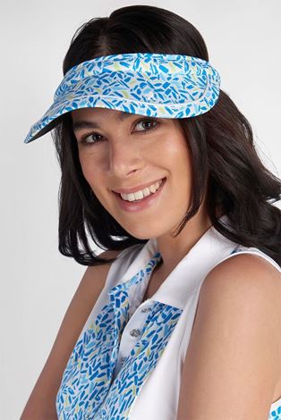 Show details for Green Lamb Ladies Kendall Printed Coil Visor - Zing