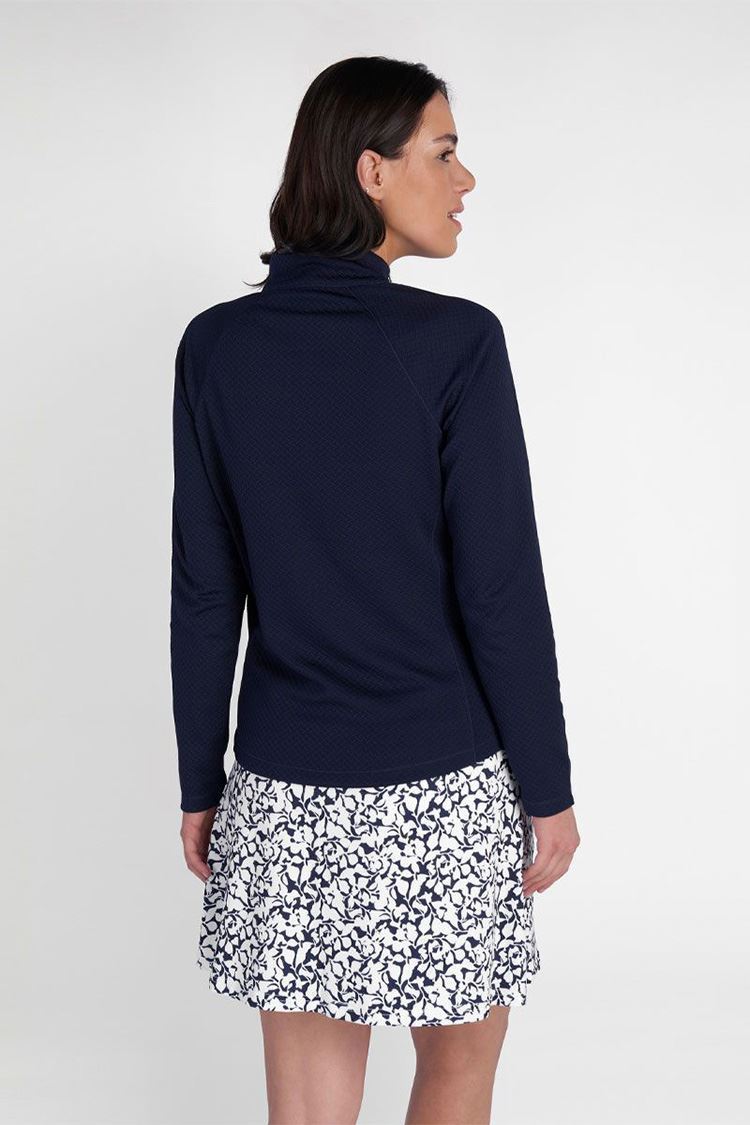 Picture of Green Lamb Ladies Essie Raglan Long Sleeve Top - Navy (UK 8 ONLY)