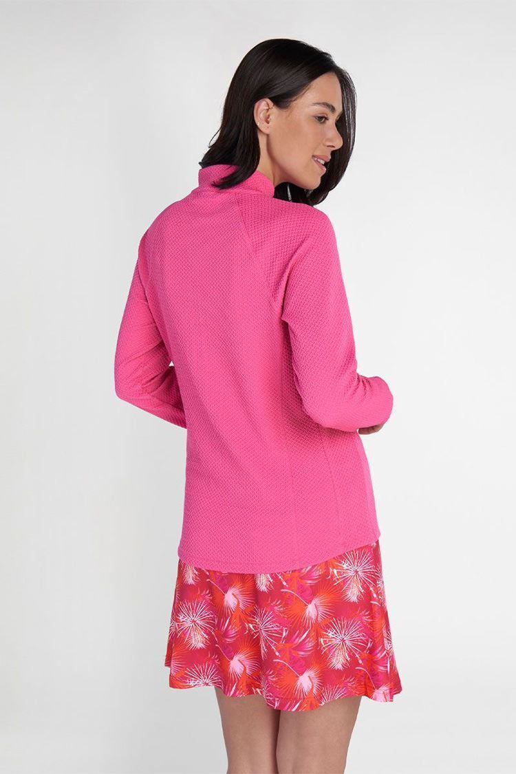 Picture of Green Lamb Ladies Essie Raglan Long Sleeve Top - Magenta