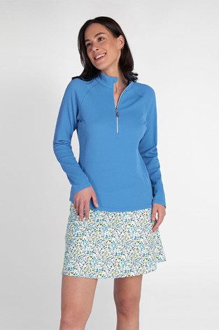Show details for Green Lamb Ladies Essie Raglan Long Sleeve Top - Cobalt (UK 8 ONLY)