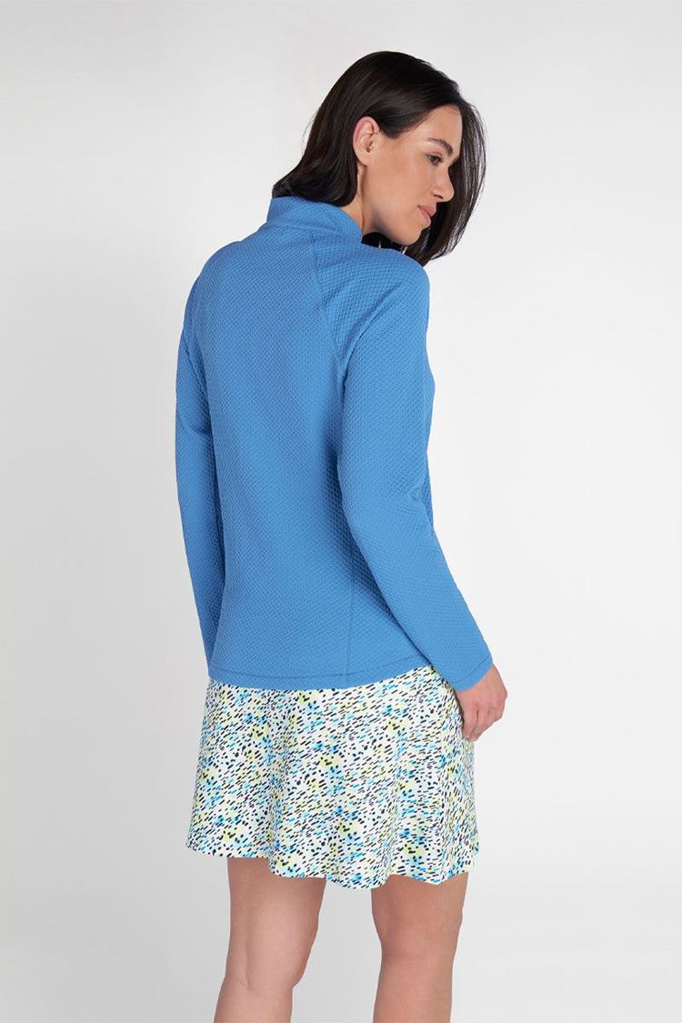 Picture of Green Lamb Ladies Essie Raglan Long Sleeve Top - Cobalt