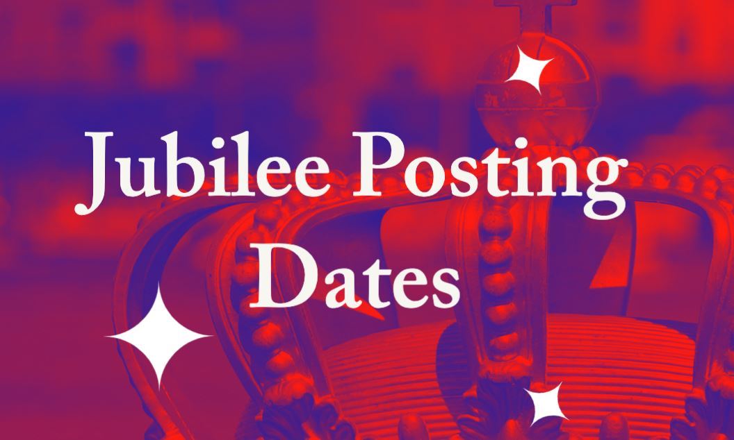 Jubilee Posting Dates Jubilee Posting Dates