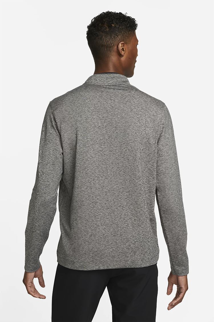 Nike Men's Dri Fit Victory Heather Half Zip Top Black / Pure Black / White 010 DH1261