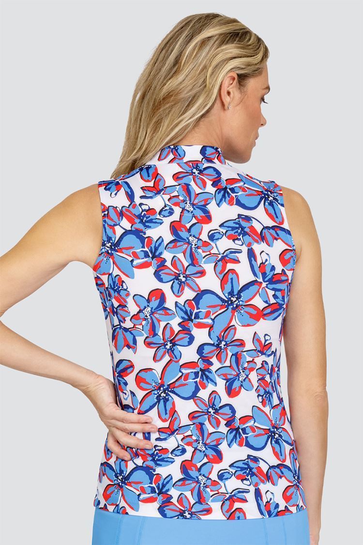 Picture of Tail Ladies zns Ciel Sleeveless Polo Top - Orchid Grove - XS Only