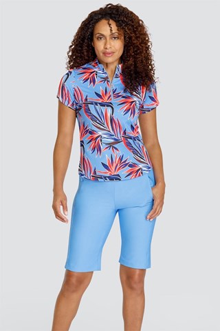 Picture of Tail Ladies Kimia Pull On Golf Shorts - 53cm - Hyacinth - UK8 Only