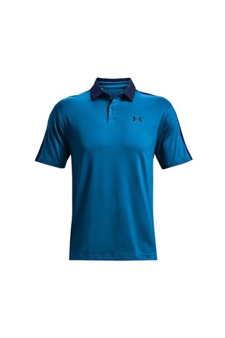 Picture of Under Armour zns Men's UA T2G Blocked Polo Shirt - Victory Blue / Academy 474