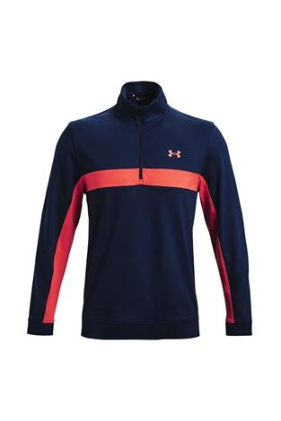 Show details for Under Armour Men's UA Storm Midlayer 1/2 Zip - Academy / Rush Red 409