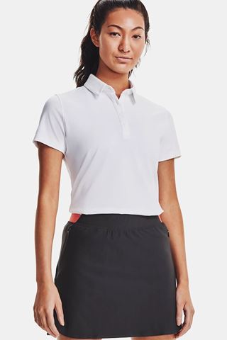 Picture of Under Armour Women's UA Zinger Short Sleeve Polo Shirt - White 100