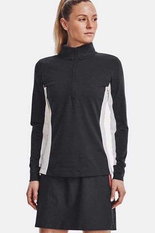 Picture of Under Armour zns  Women's UA Storm Midlayer 1/2 Zip - Jet Grey / Black 010