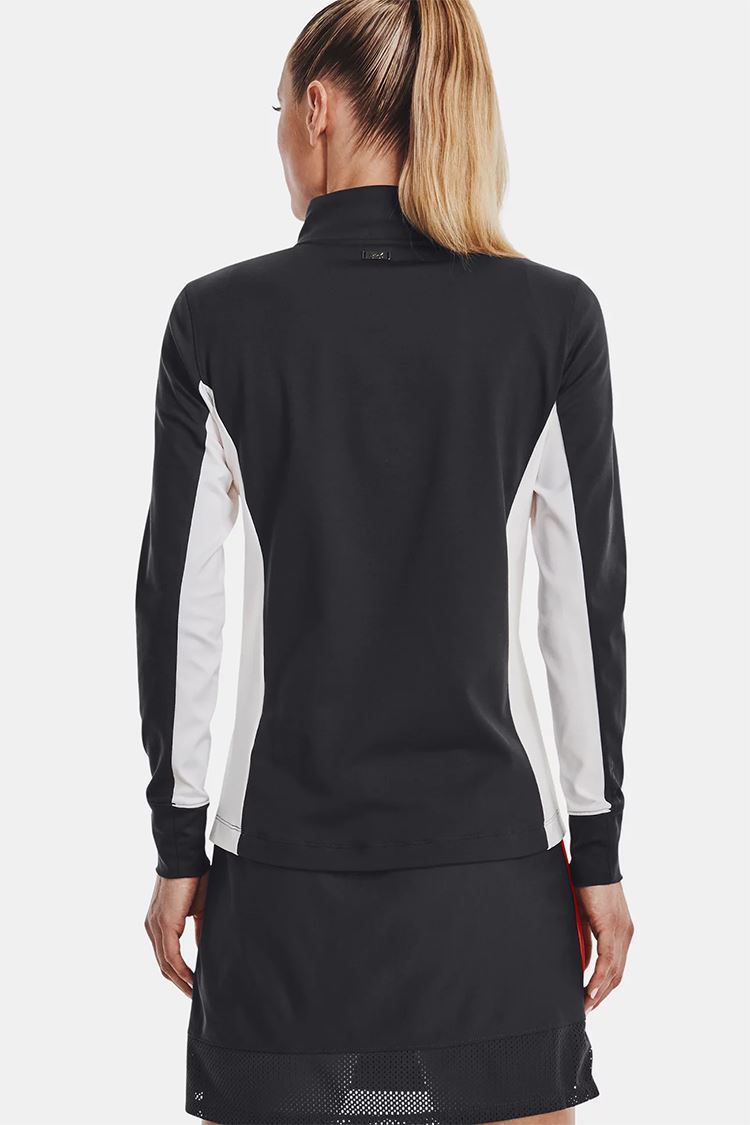 Picture of Under Armour zns  Women's UA Storm Midlayer 1/2 Zip - Jet Grey / Black 010