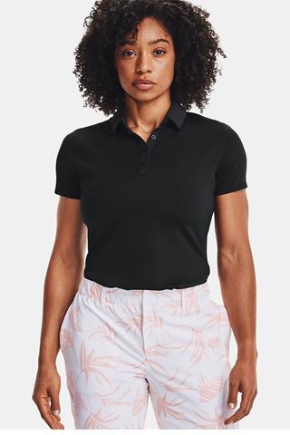 Picture of Under Armour Women's UA Zinger Short Sleeve Polo Shirt - Black 001