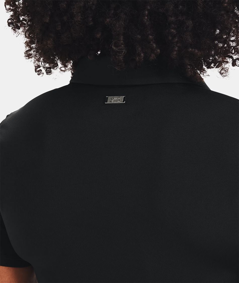 Under Armour Women's UA Zinger Short Sleeve Polo Shirt - Black 001 ...