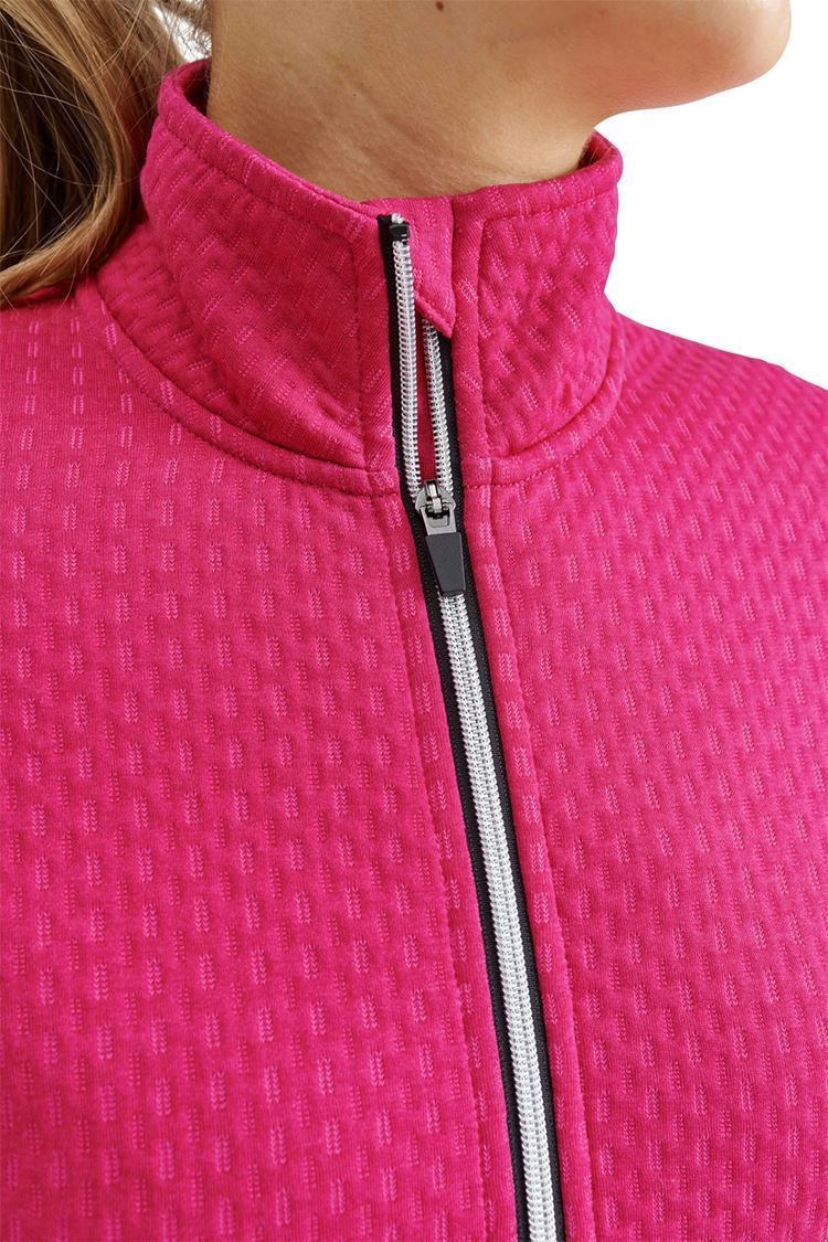 Picture of Abacus zns Ladies Scramble Full Zip Fleece Jacket - Orchid 404 - XS ONLY