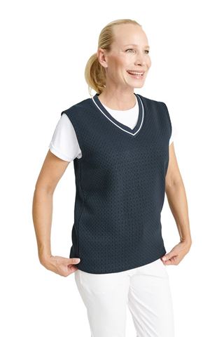 Picture of Abacus Ladies Scramble Vest - Navy 300