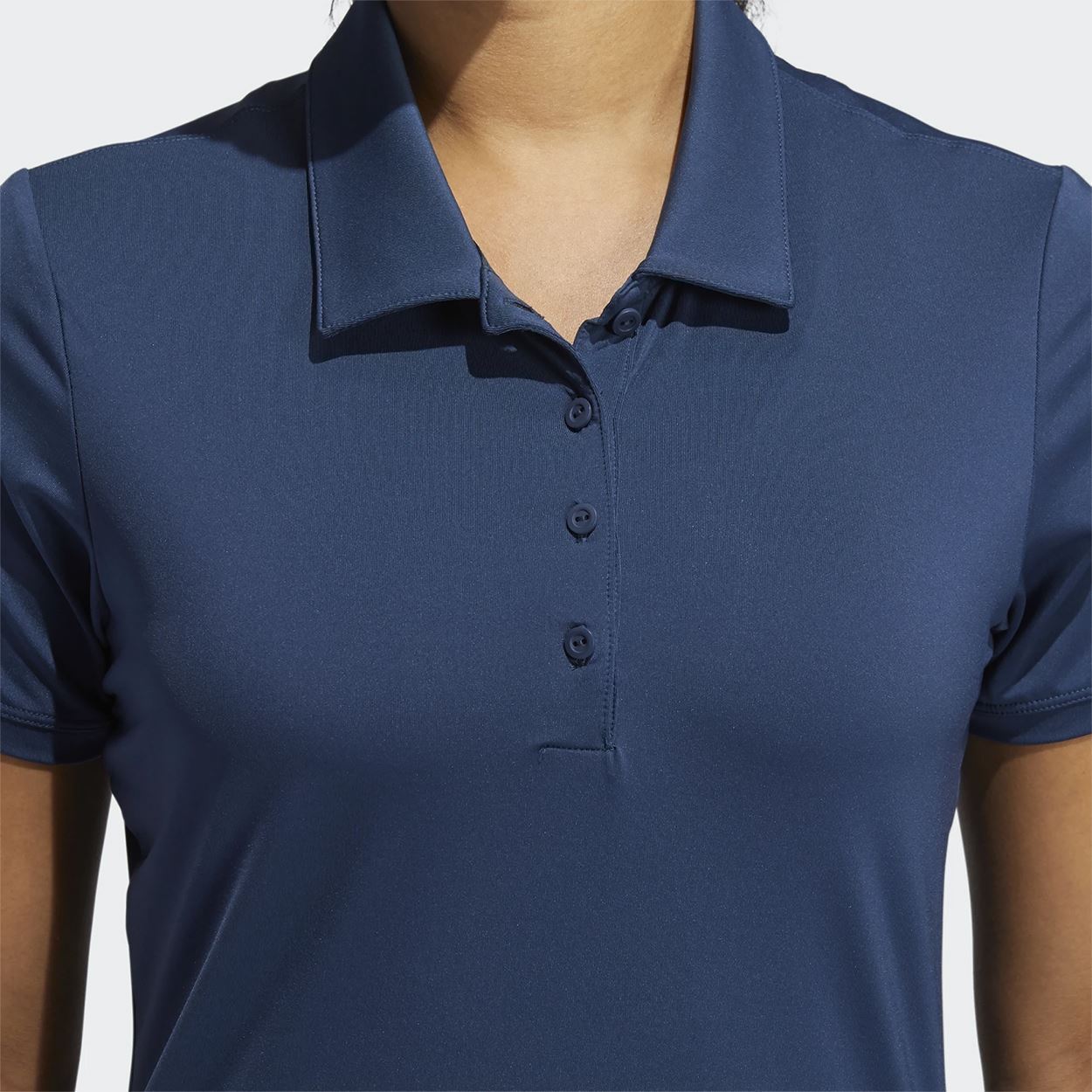 Picture of adidas Women's Ultimate Solid Short Sleeve Polo Shirt - Crew Navy