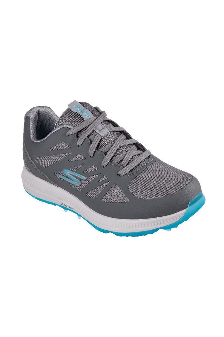 Picture of Skechers Women's ZNS Go Golf Elite 5 - Score Golf Shoes - Grey / Aqua - UK 4.5 Only