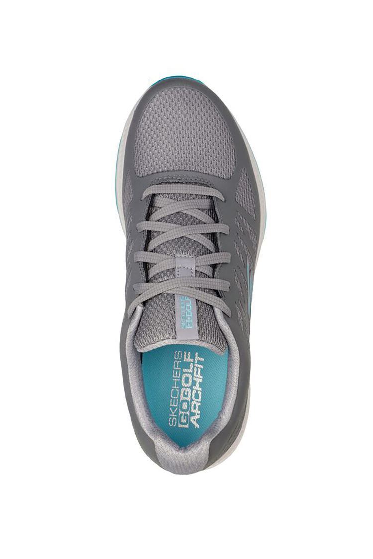 Picture of Skechers Women's ZNS Go Golf Elite 5 - Score Golf Shoes - Grey / Aqua - UK 4.5 Only