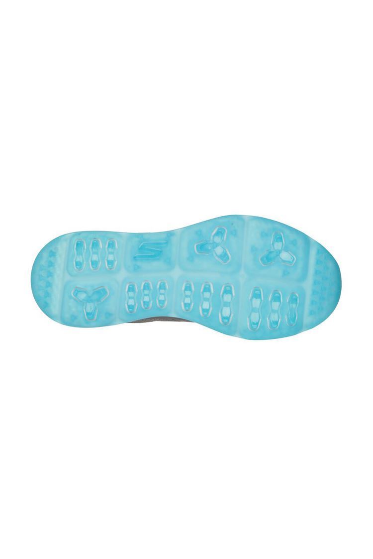 Picture of Skechers Women's ZNS Go Golf Elite 5 - Score Golf Shoes - Grey / Aqua - UK 4.5 Only