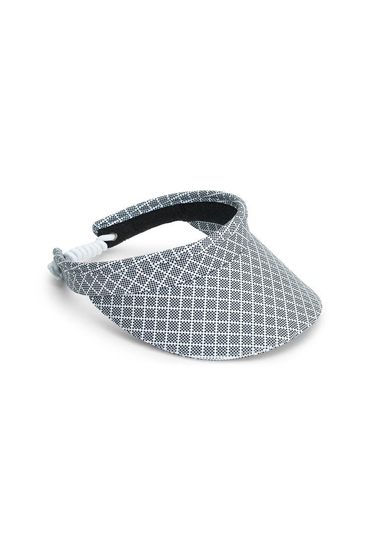 Picture of Abacus zns Ladies Lily Cable Visor - Diamond 129