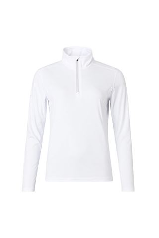 Picture of Abacus zns  Ladies Tenby Long Sleeve Top - White 100