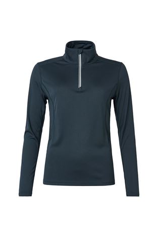 Show details for Abacus Ladies Tenby Long Sleeve Top - Navy 300