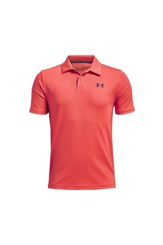 Picture of Under Armour Boy's UA Performance Polo Shirt - Rush Red 820