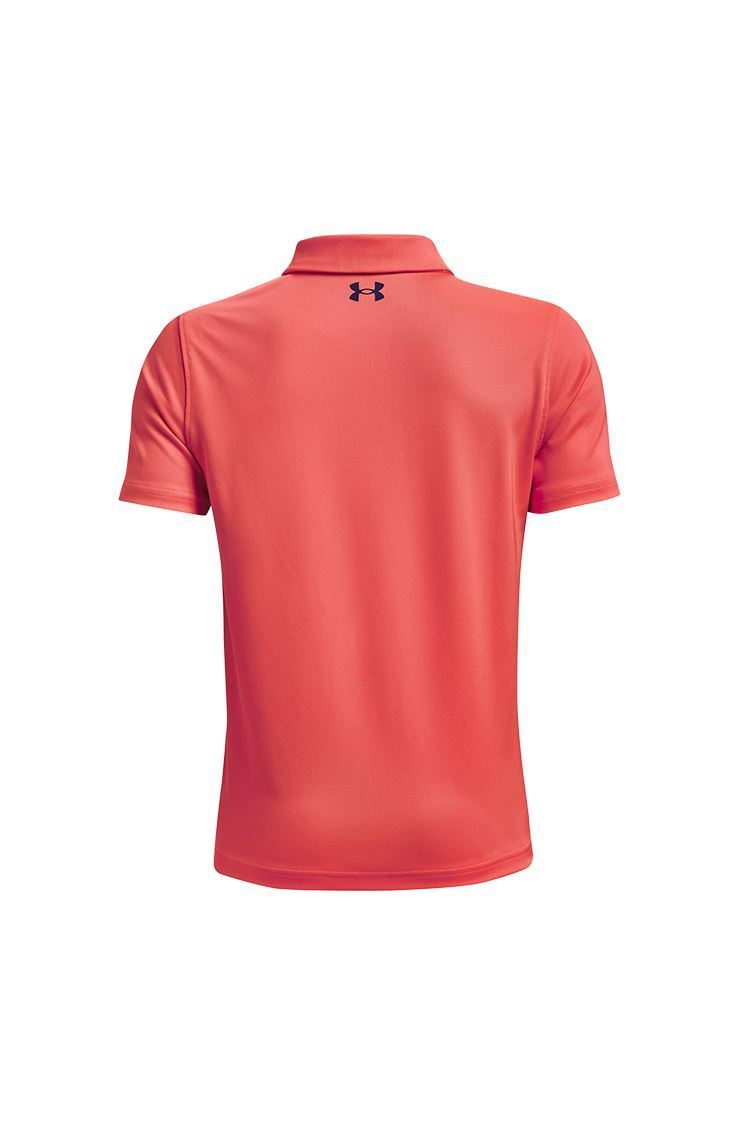 Picture of Under Armour Boy's UA Performance Polo Shirt - Rush Red 820