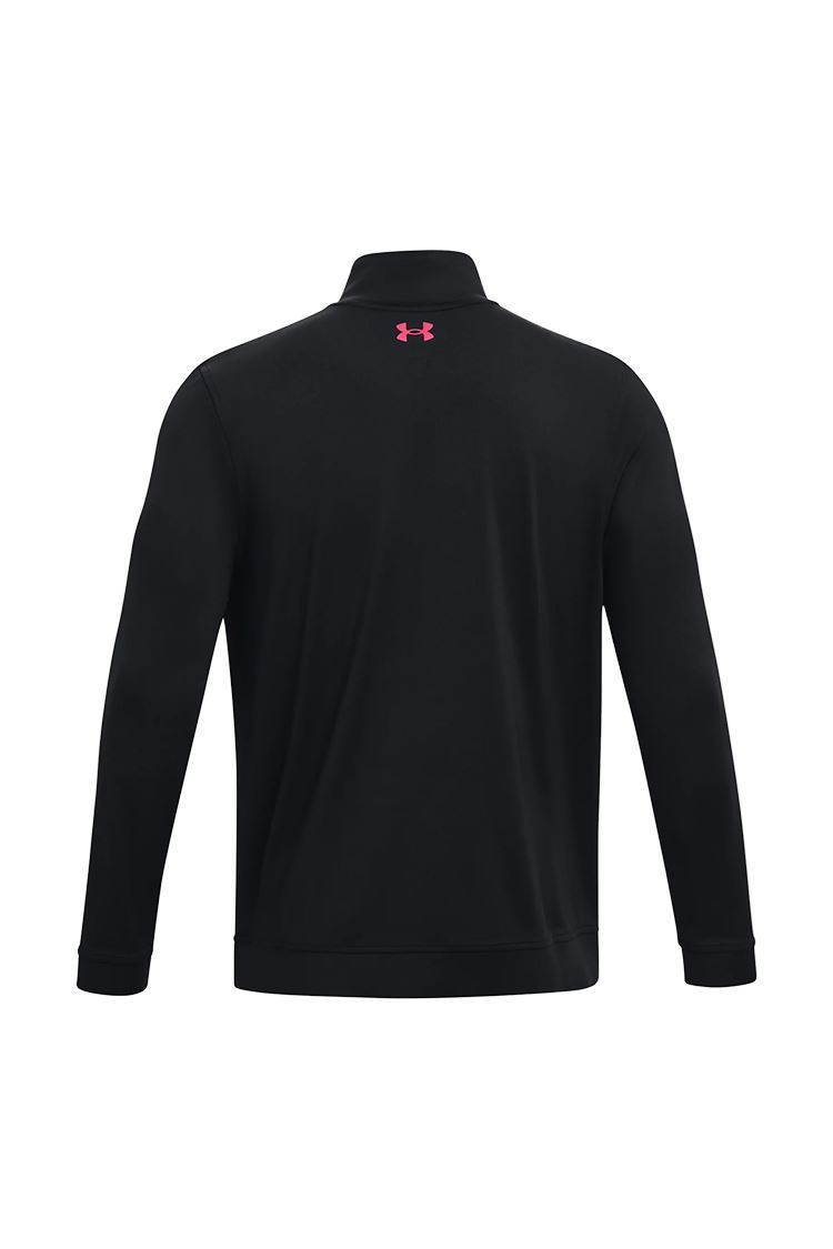 Picture of Under Armour Men's UA Storm Midlayer 1/2 Zip - Black / Penta Pink 002