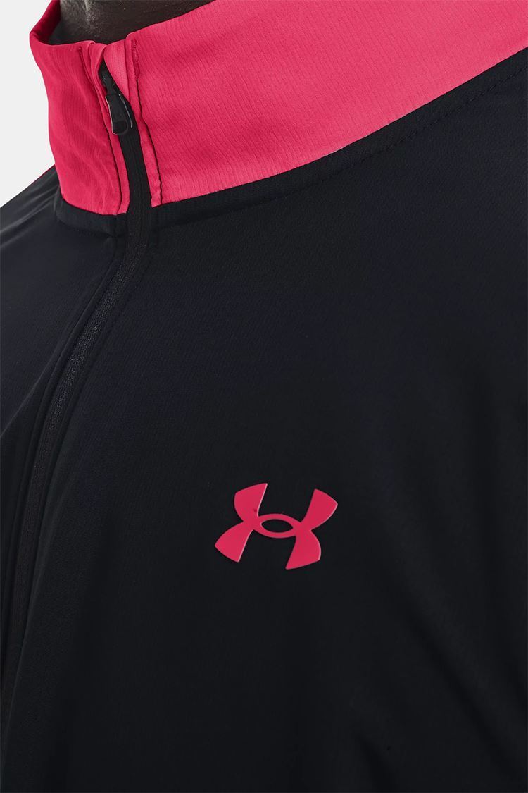 Picture of Under Armour Men's UA Storm Windsrike 1/2 Zip - Black / Jet Grey 002