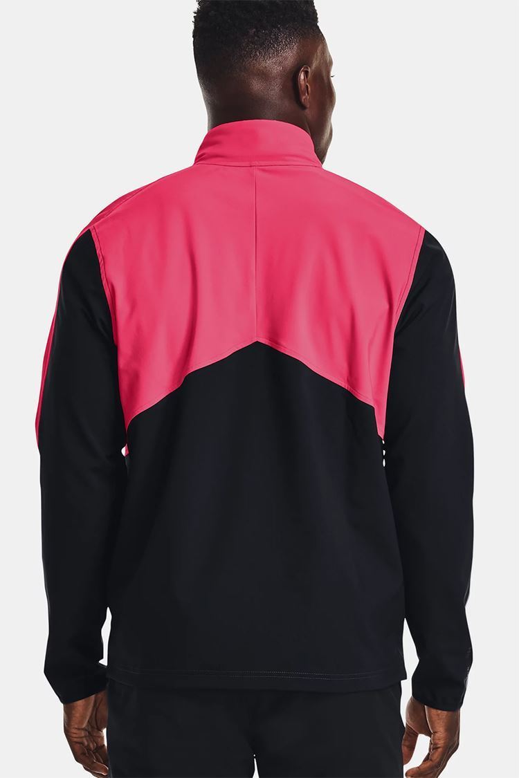 Picture of Under Armour Men's UA Storm Windsrike 1/2 Zip - Black / Jet Grey 002